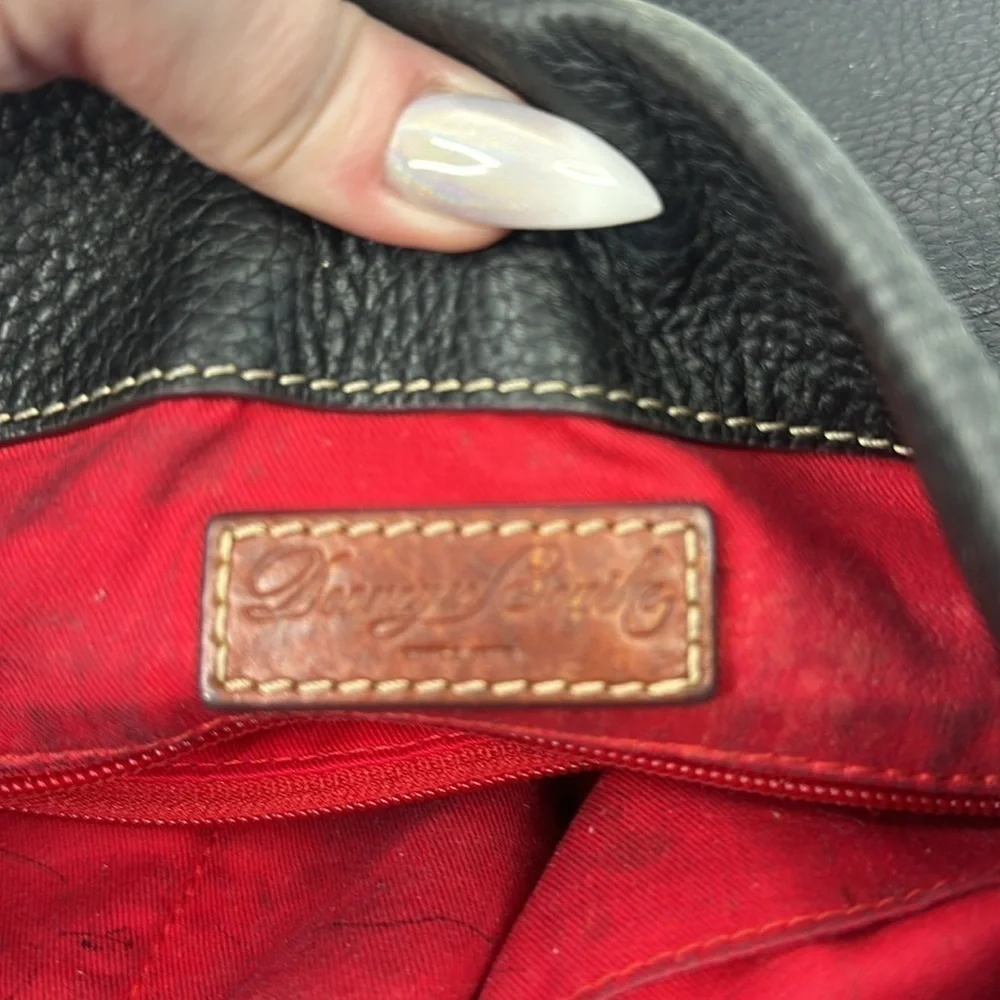 Dooney & Bourke Black Pebble Grain Shoulder Bag